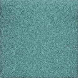 3x stuks turquoise blauw glitter papier vellen 30.5 x 30.5 cmm - Hobby scrapbooking artikelen