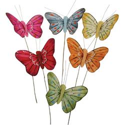 Decoratie vlinders 5 cm