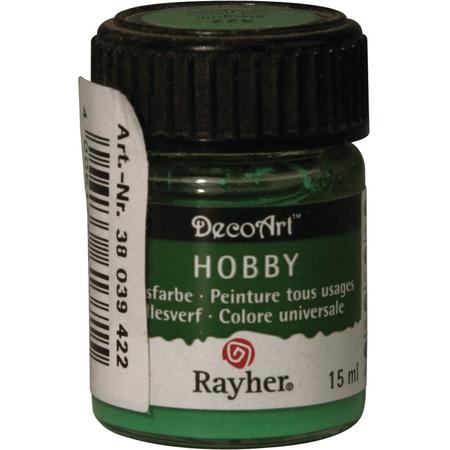 Hobby acrylverf groen 15 ml