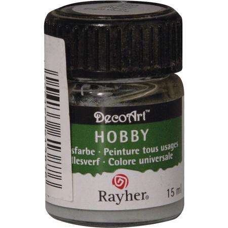 Hobby acrylverf lichtgrijs 15 ml