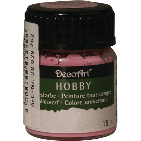 Hobby acrylverf lichtroze 15 ml
