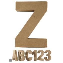 Papier mache letter Z