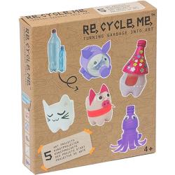 Re-cycle-me knutselpakket met plastic flessen lief