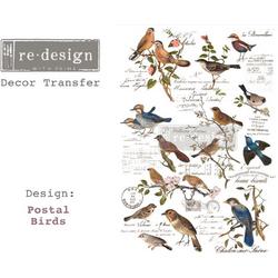 Redesign - Decoratie Transfer - Postal Birds