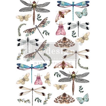 Redesign - decoratie transfer - Riverbed Dragonflies