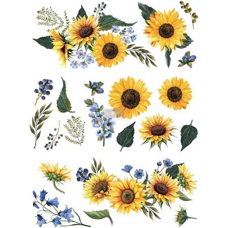 Redesign- Decoratie transfer- Sunflower Fields