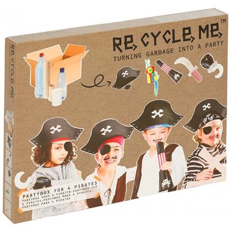 Re-cycle-me knutselpakket Piraten feestje