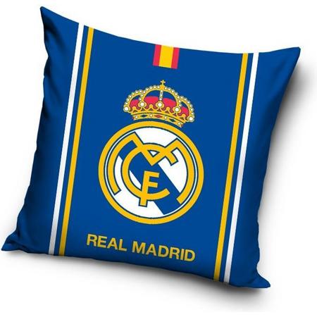 Kussen Real Madrid blauw 40x40 cm