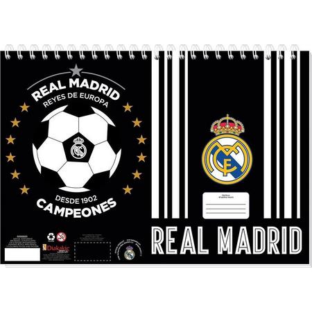 Real Madrid Knutselset Junior 23 X 33 Cm Zwart