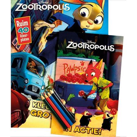 Rebo Productions Activiteitenboek Disney Zootropolis Papier