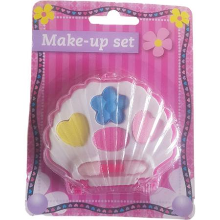 Kinder Make-up schelp - Multicolor - Kunststof - 8 x 7 x 1 cm