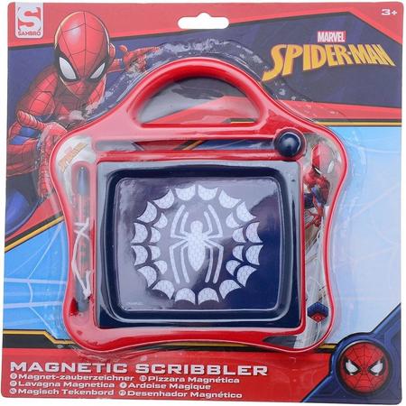 Spider-man Magnetisch Tekenbord - Bauw / Rood - Kunststof