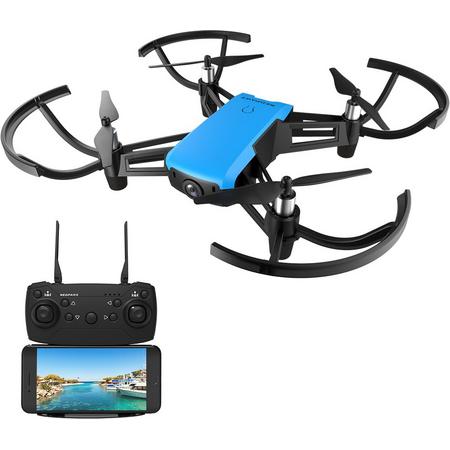 REDPAWZ R020 BLAST WIFI FPV with 720P Wide-angle Camera Altitude Hold RC Quadcopter RTF - Drone - Blauw