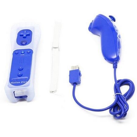 Nintendo Wii Controller Nunchuk Controller voor Wii Donkerblauw