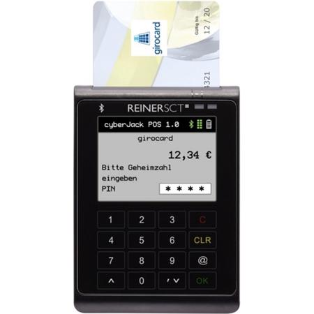 Reiner SCT cyberJack POS smart card reader Zwart, Geel