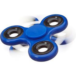 relaxdays - fidget spinner - tri-spinner 58g - hand spinner, anti-stress draaier blauw