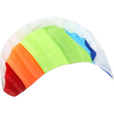 relaxdays Matrasvlieger 2 lijns - regenboog - rainbow - strandvlieger - beginners - kite
