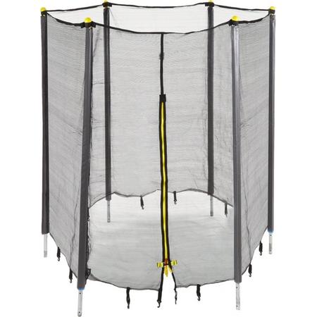 relaxdays Trampoline veiligheidsnet - net trampoline - trampolinenet - vangnet - met palen 305 cm