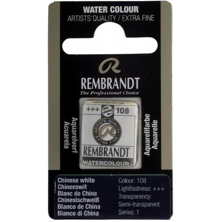 Rembrandt water colour napje Chinese White (108)