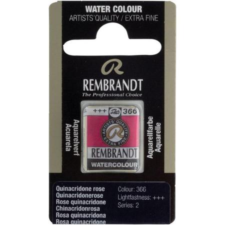 Rembrandt water colour napje Quinacridone Rose (366)