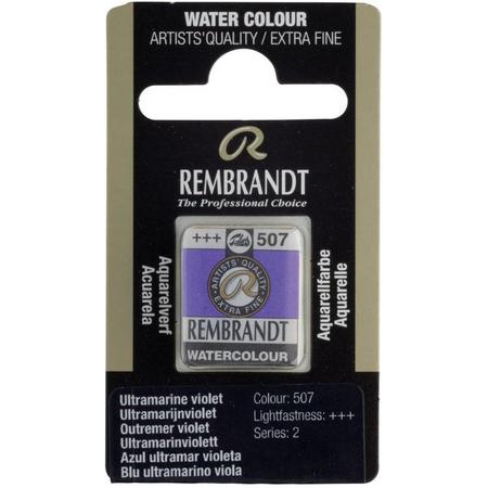 Rembrandt water colour napje Ultramarine Violet (507)