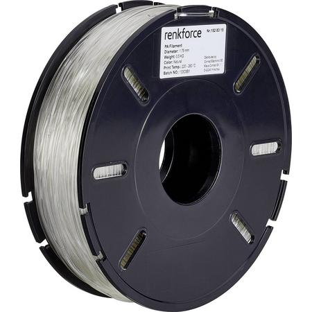 Filament Renkforce PA (Polyamide) 1.75 mm Transparant 500 g