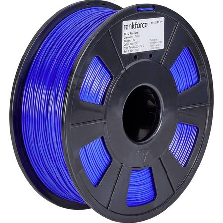Filament Renkforce PETG 1.75 mm Blauw 1 kg