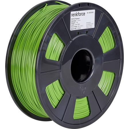 Filament Renkforce PETG 1.75 mm Groen 1 kg