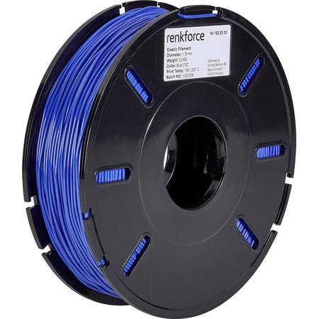 Filament Renkforce Semiflexibel 1.75 mm Blauw 500 g