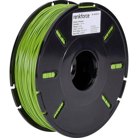 Filament Renkforce Semiflexibel 1.75 mm Groen 500 g