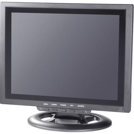 LCD-bewakingsmonitor 30.48 cm 12 inch Renkforce 449238 Energielabel: B (A - G) 800 x 600 pix Zwart