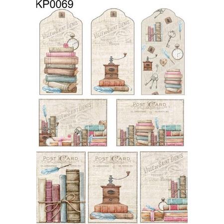 RKP002 Vintage Home Collection Paperpack size A4 220gsm