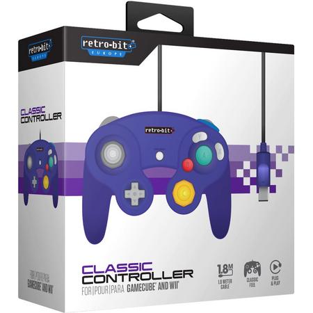 Retro-Bit GameCube Classic Controller - Purple