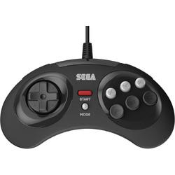 Retro-Bit SEGA Mega Drive 8-Button USB Controller - Black