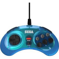   SEGA Mega Drive 8-Button USB   - Clear Blue