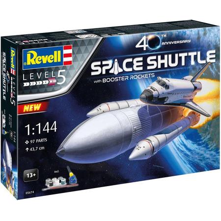 1:144 Revell 05674 Space Shuttle & Booster Rockets - 40th Anniversary - Gift Set Plastic kit