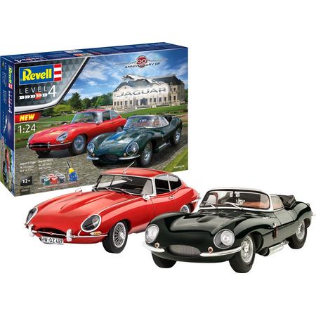 1:24 Revell 05667 Jaguar Cars 100th Anniversary - Gift Set Plastic kit