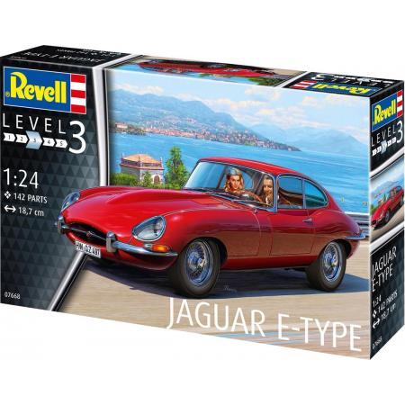 1:24 Revell 67668 Jaguar E-Type (Coupé) - Model Set Plastic kit