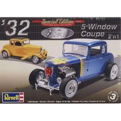 1:25   14228  1932 Ford 5 Window Coupe 2n1 Plastic kit
