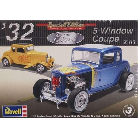 1:25 Revell 14228  1932 Ford 5 Window Coupe 2n1 Plastic kit