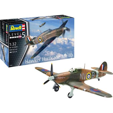 1:32 Revell 04968 Hawker Hurricane Mk IIb Plastic kit