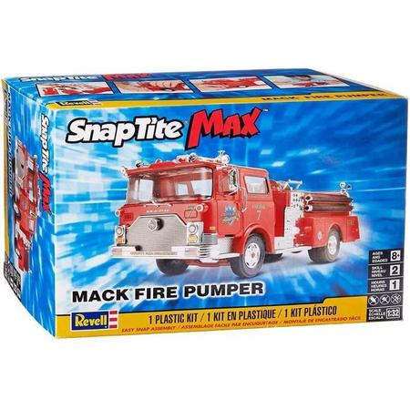 1:32 Revell 11225 Mack Fire Pumper Truck - SnapTite Max Kit  Plastic kit