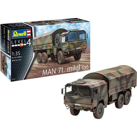 1:35 Revell 03291 MAN 7ton Milgl 6x6 Truck Plastic kit
