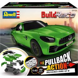 1:43   23153 Build n Race Mercedes-AMG GT R - green Plastic kit