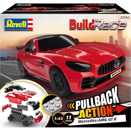 1:43 Revell 23154 Build n Race Mercedes-AMG GT R - red Plastic kit