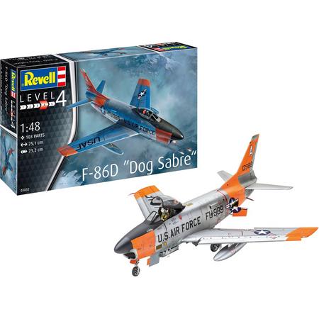 1:48 Revell 03832 F-86D Dog Sabre Plane Plastic kit