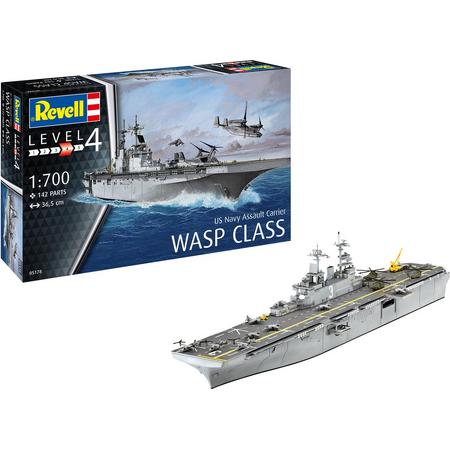 1:700 Revell 05178 Assault Carrier USS WASP CLASS Plastic kit