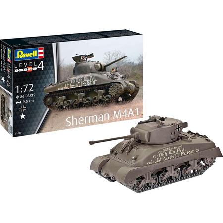 1:72 Revell 03290 Sherman M4A1 Tank Plastic kit