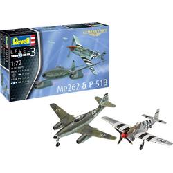 1:72   03711 Combat Set Messerschmitt Me262 & P-51B Mustang