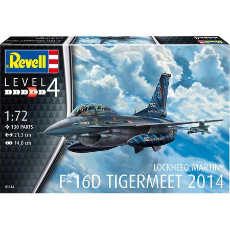 1:72 Revell 03844 Lockheed Martin F-16D Tigermeet 2014 - Model Set Plastic kit